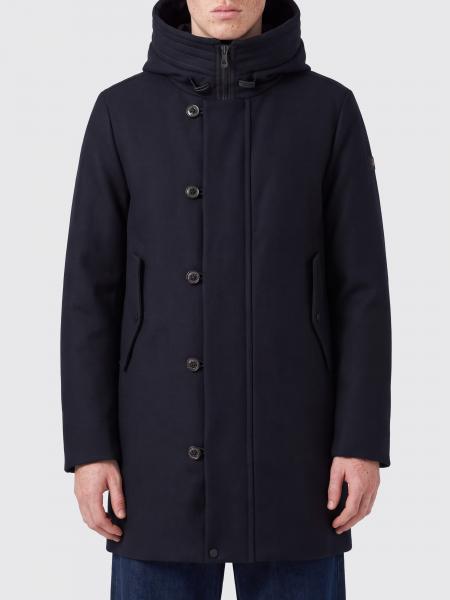 Peuterey Kasa Ki Knee-Length Parka with Hood and Fur Collar