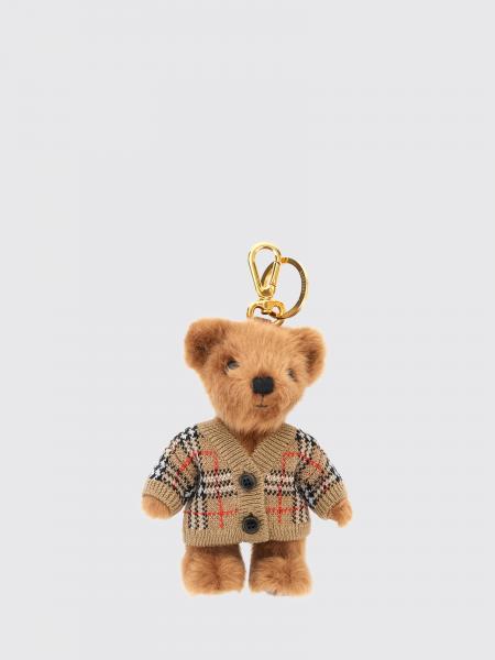 Burberry Thomas Bear Vintage Check Cashmere and Wool Keychain
