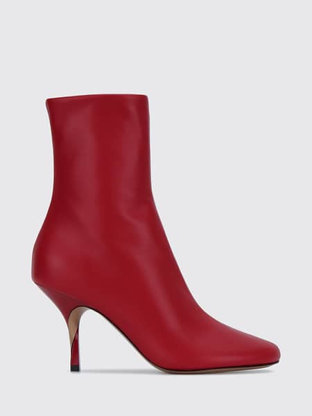Collant Lammleder-Stiefeletten Jacquemus mit Stiletto-Absatz und runder Kappe