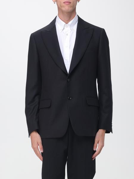 Blazer élégant Lardini à simple boutonnage avec revers en pointe pour les cérémonies