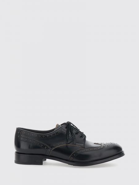 Lidfort Derby-Schuhe aus Glattleder mit Wingtip-Brogue-Muster