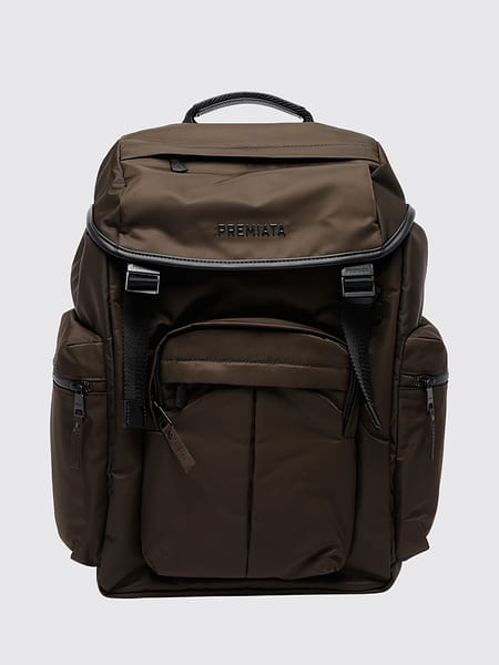 Booker Backpack Premiata in technical fabric with a flap and buckle closure