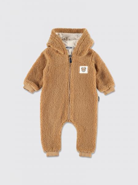Boy's Fleece All-in-One Moschino with Hood and Appliqué Ears