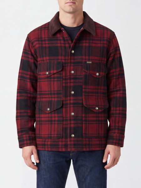 Filson Waterproof Wool Shirt Jacket with Velvet Collar