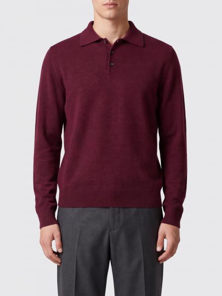 Long-Sleeved Pure Cashmere Knit Polo Shirt Zanone with a Classic Collar