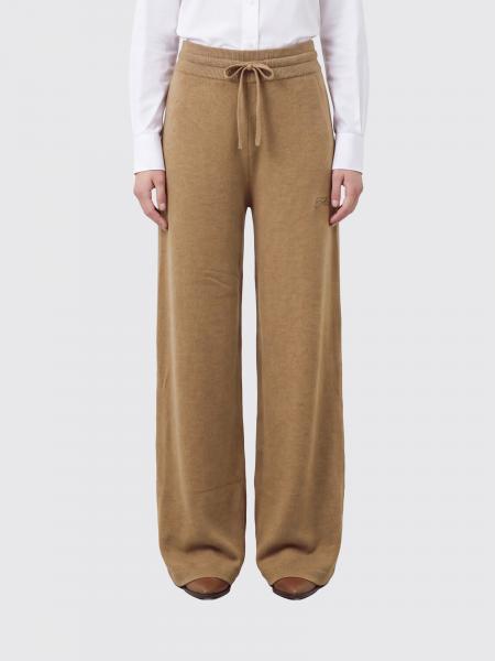 Wool and Cashmere Knit Jogging Trousers Autry with a High-Rise Drawstring Waist