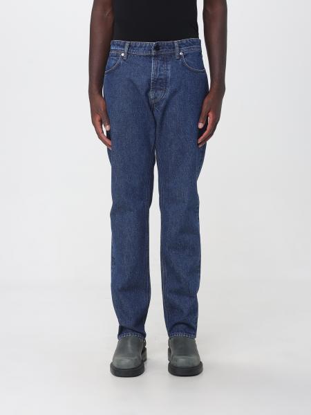 Stone Island Straight Fit Mid-Rise Cotton Denim Jeans