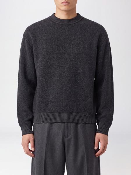 Wool and Cashmere Blend Crewneck Jumper Jacquemus with Ribbed Trims