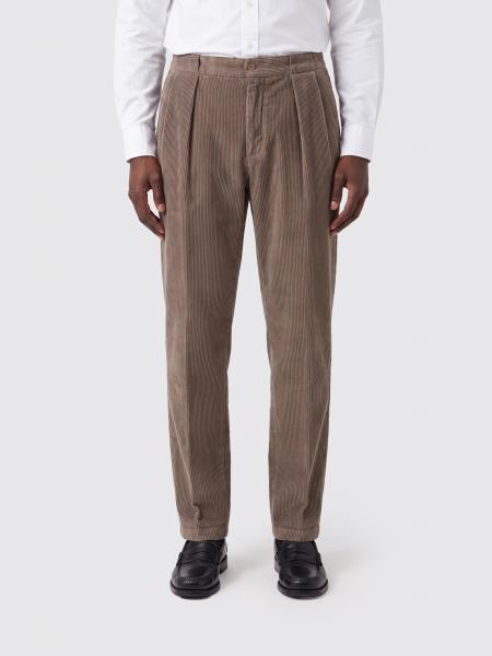 Briglia 1949 Slim Fit Pleated Corduroy Chino Trousers