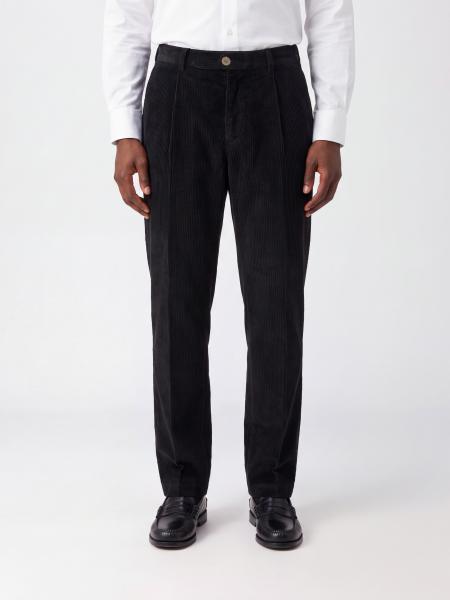 Briglia 1949 Slim Fit Pleated Corduroy Chino Trousers