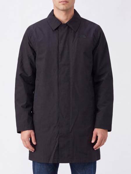 The North Face Knee-Length Waterproof Trench Coat with Classic Collar
