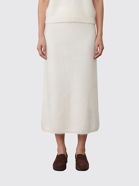 High-Waisted Midi Knit Skirt Lisa Yang in Pure Cashmere