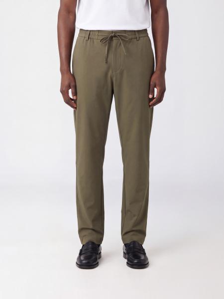 Slim-Fit Hose von Boss aus technischem Gabardine mit Kordelzug am Bund