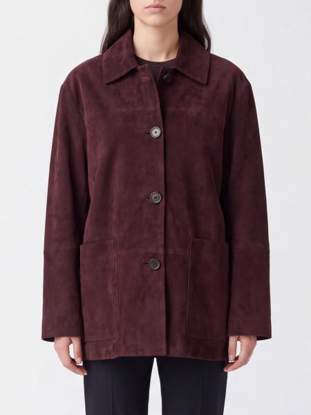 Suede Lambskin Shirt Jacket 'S Max Mara with Pockets