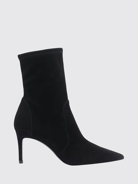 STUART WEITZMAN Power 细高跟绒面革踝靴