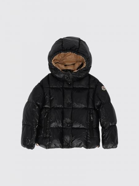 Moncler Boy's Quilted Nylon Down Jacket with Detachable Hood