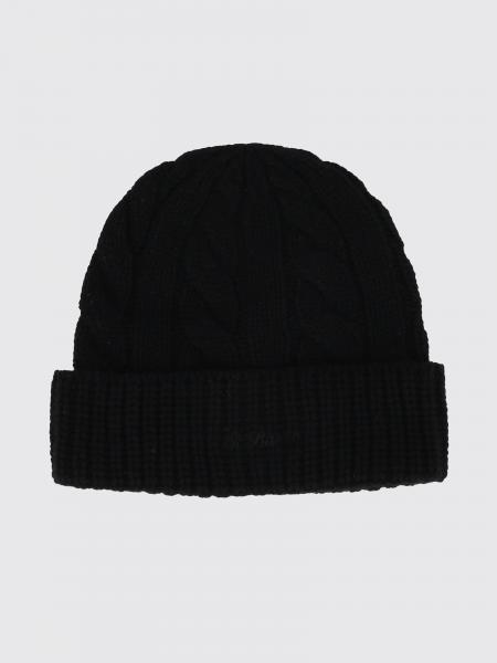 Ribbed Pure Wool Cuffed Beanie MC2 Saint Barth with Embroidered Logo