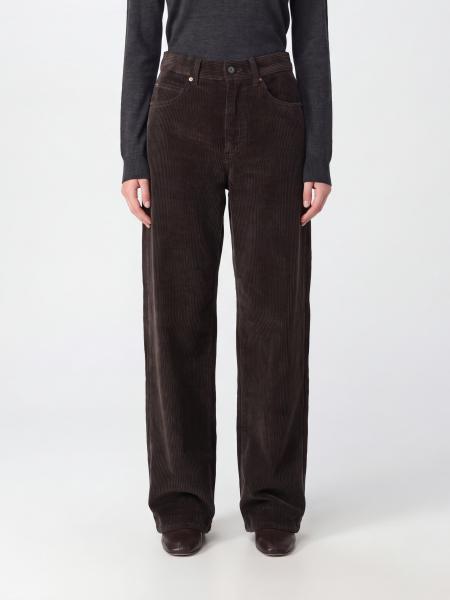 Wide-Leg Five-Pocket Corduroy Trousers Soeur