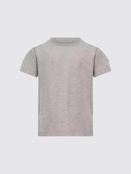 Boy's Cotton Short-Sleeved T-shirt Moncler with Back Logo