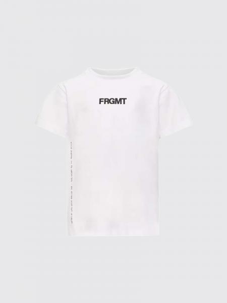 Boy's Cotton Graphic Print T-shirt Moncler with Back Logo