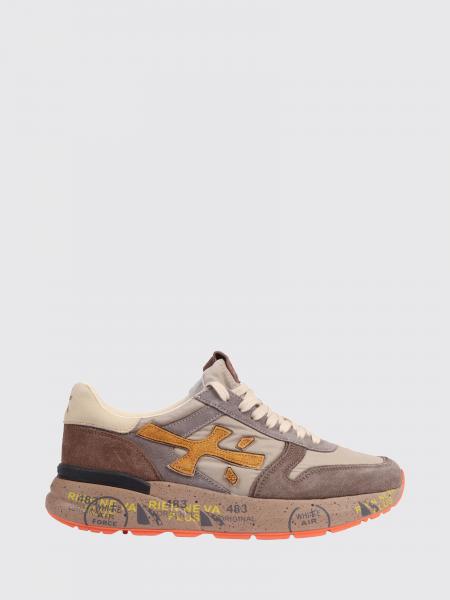Mick Suede and Nylon Sneakers Premiata with a Serrated Sole