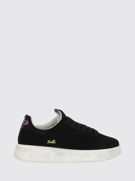 Belle Bicolor Leather and Suede Sneakers Premiata with Chunky Sole