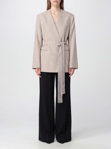 By Malene Birger Pure Virgin Wool Robe Blazer with Waist Belt