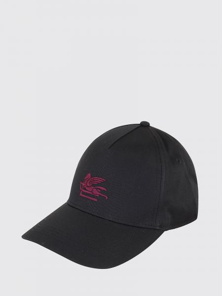 Etro Cotton Twill Baseball Cap with Embroidered Pegaso Logo