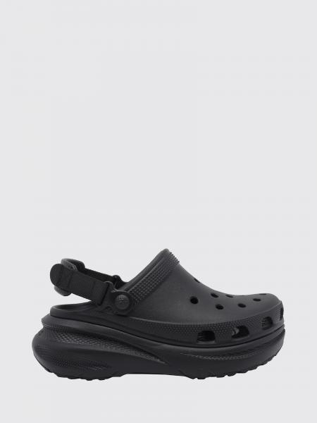 New Crush Perforated EVA Wedge Crocs Mules with Strap
