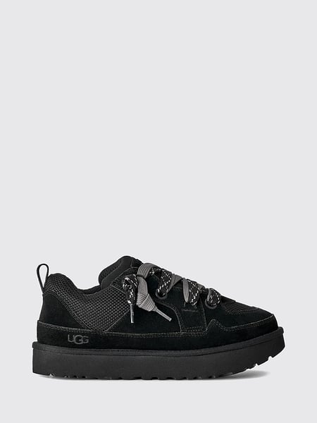 UGG Lo Lowmel Suede and Mesh Sneakers with EVA Sole