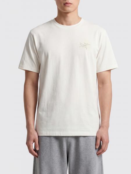 Men's Kragg Cotton Crewneck T-shirt Arc'teryx with Front Logo Print