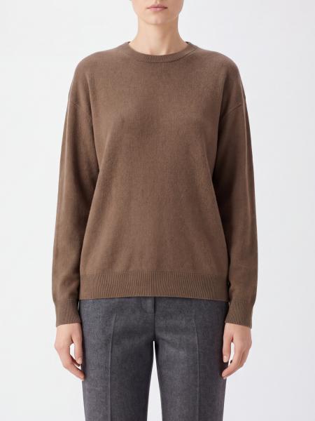 Crewneck Pure Cashmere Jumper Extreme Cashmere with Dropped Shoulders