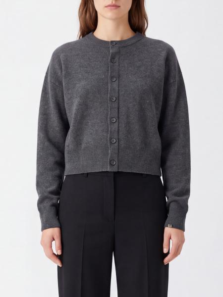 Extreme Cashmere Crewneck Cardigan in a Cashmere Blend with Dropped Shoulders