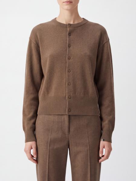 Extreme Cashmere Crewneck Cardigan in a Cashmere Blend with Dropped Shoulders