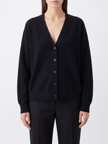 Extreme Cashmere V-Neck Cardigan in a Cashmere Blend with Dropped Shoulders