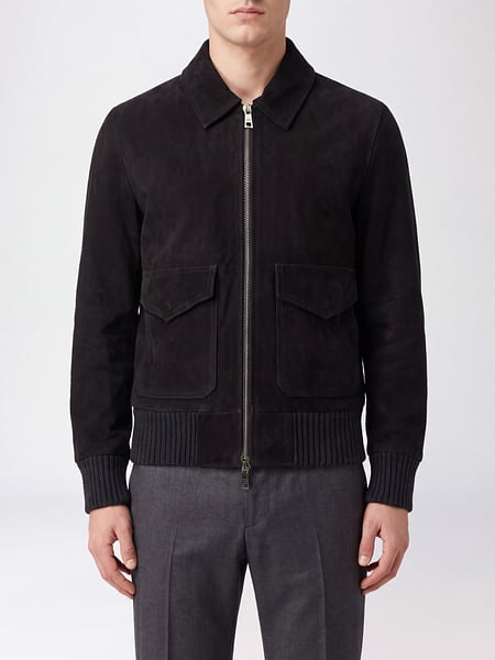 Hemdjacke aus Lammleder Giorgio Brato mit Reißverschluss