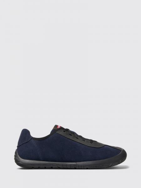 Twins Abstract Bicolour Leather and Suede Trainers Camper with OrthoLite® Sole