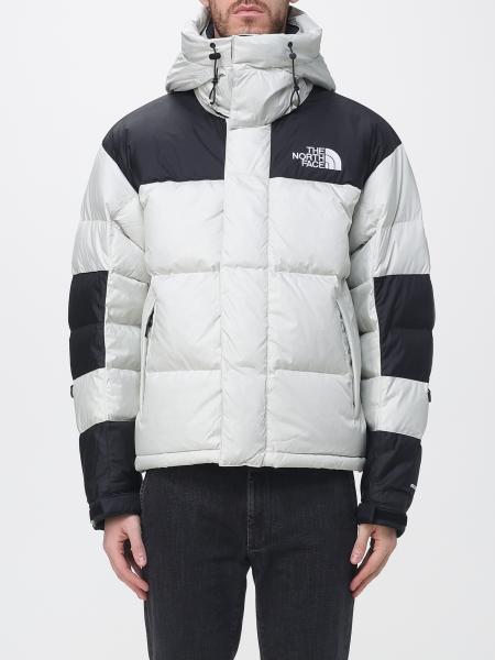 The North Face Windproof and Water-Repellent Down Jacket with Hood and Contrast Logo