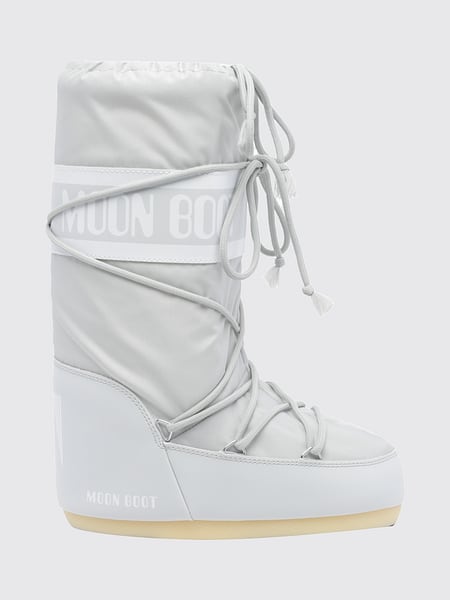 Icon Moon Boot Nylon Snow Boots with Printed Logo