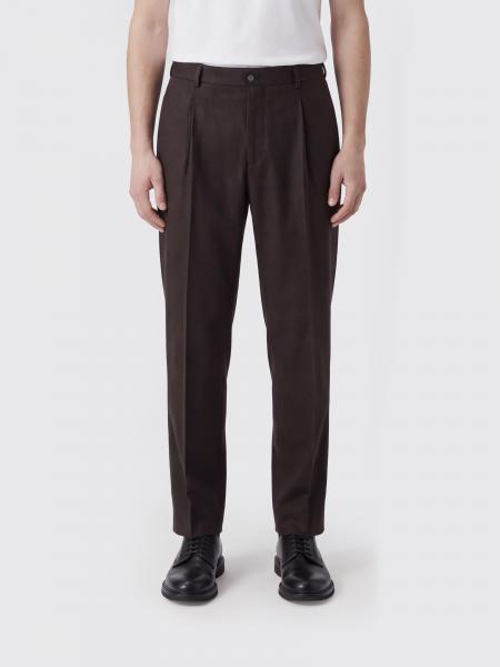 Pleated Wool and Cashmere Blend Chino Trousers Briglia 1949