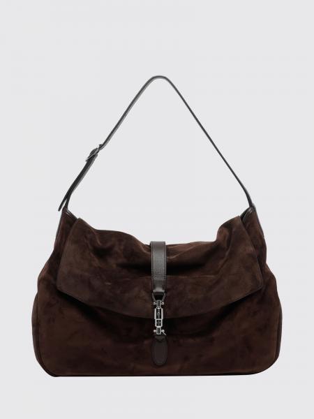 Jackie Flap Suede Calfskin Messenger Bag Gucci
