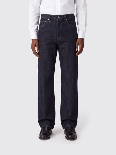 Sunflower Mid-Rise Straight Jeans in Cotton Denim with Five Pockets
