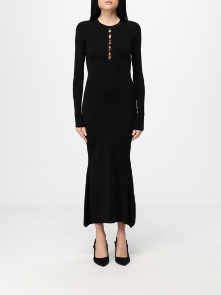 Mar De Margaritas Sequin-Embellished Viscose Knit Sheath Midi Dress