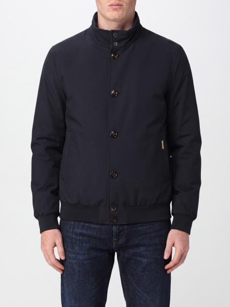 Moorer Technical Fabric Bomber Jacket with High Neck and Elasticated Cuffs