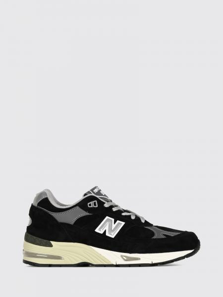 Made in UK 991V1 Leder- und Mesh-Sneaker New Balance mit ABZORB-Mittelsohle
