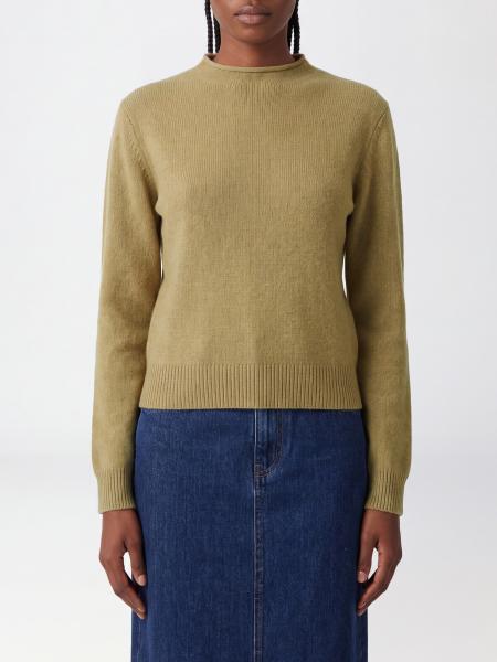 Crewneck 100% Cashmere Cardigan Lemaire with Ribbed Trims