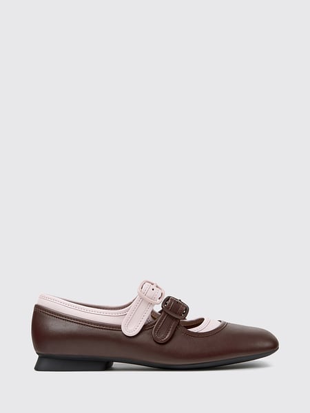 Camper Casi Myra Bicolor Mary Jane Flats with Double Strap