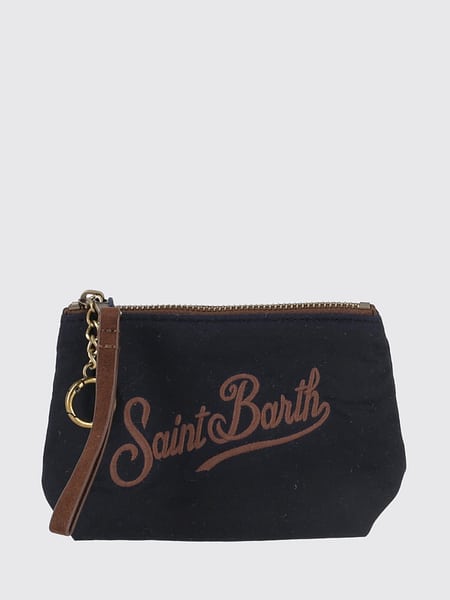 MC2 Saint Barth Aline Tartan Waxed Cotton Keychain Pouch