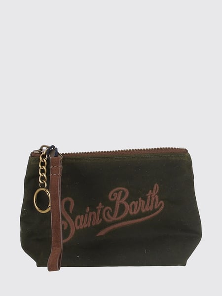 MC2 Saint Barth Aline Tartan Waxed Cotton Keychain Pouch