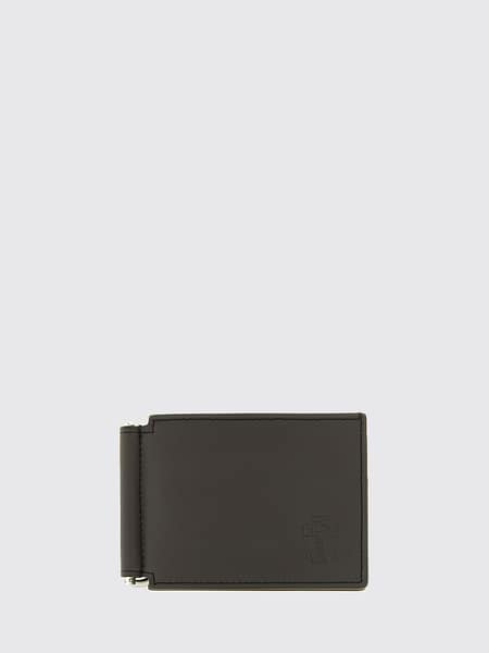 Brunello Cucinelli Calfskin Bifold Wallet with Money Clip